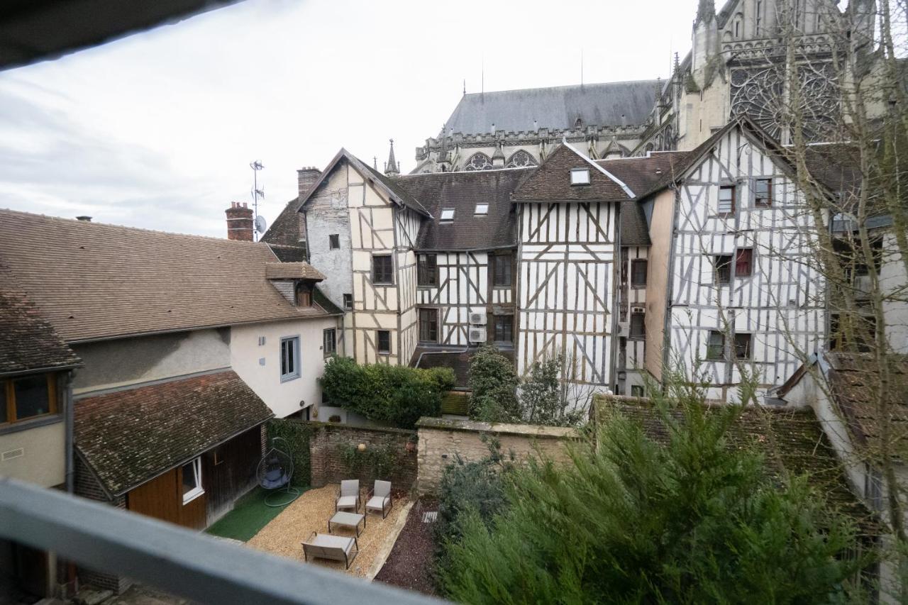 트루아 Les Cieux De La Cathedrale - Calme - Jardin - Wifi 아파트 외부 사진